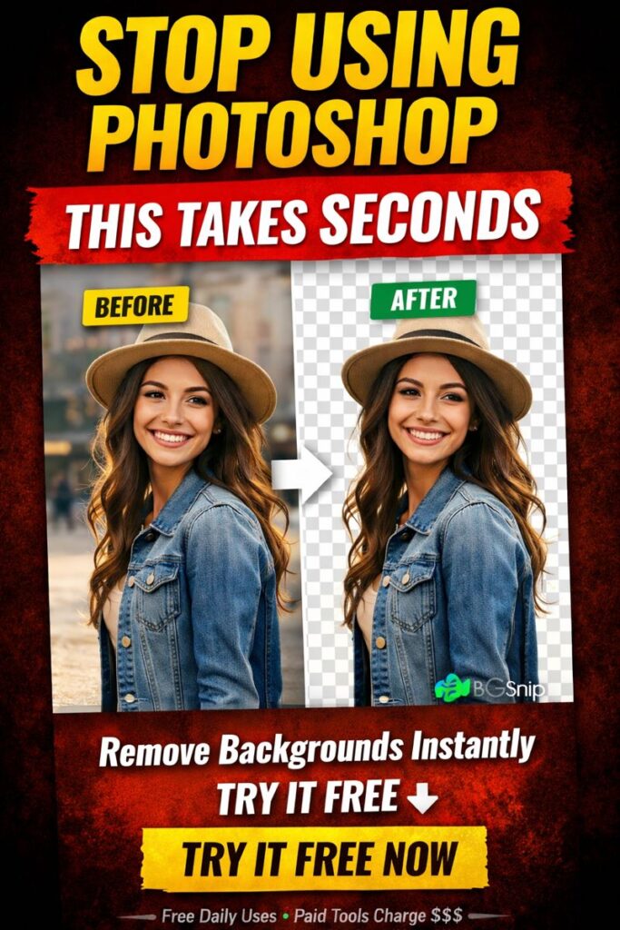 Bgsnip background removal tool