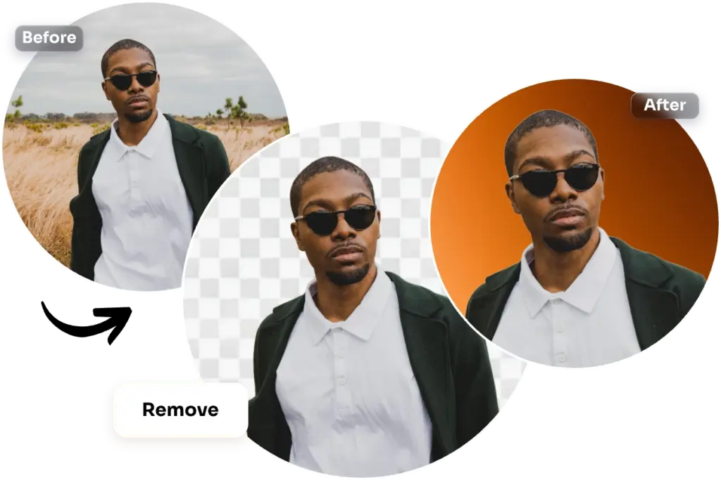 bgsnip background remover before after