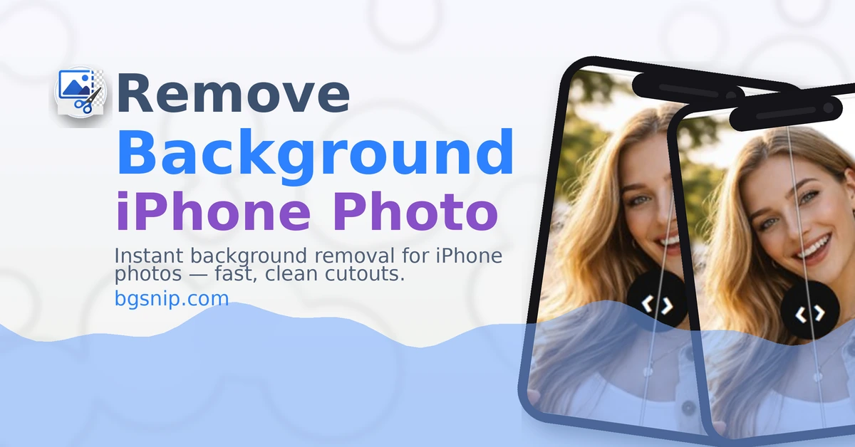 steps for how to remove background from iPhone photo